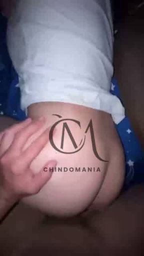 Amateur Indonesian teen gets throat destroyed in rough chindo blowjob