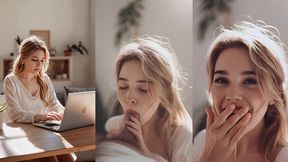 better than a coffee break: a cum break (ai-generated)