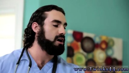 Sexy gay buff hung hairy boys Doctors  Double Dose