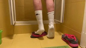 KIRA IS TAKING A SHOWER AFTER HER RUN - MP4 HD