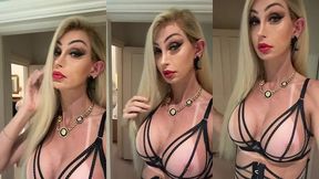 lingerie nova, quero que me deixe pelada