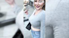 ”Sexy Blondie Aria Six Gets Banged On Her First Date”