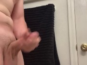 Big white cock cums for onlyfans