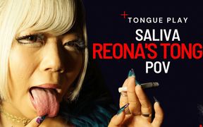 Exploring Oral Delights: Reona's Tongue, Spit, and Intimate Kiss Experience