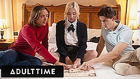ADULT TIME - Stepbrothers 3-Way Prank Naive Virgin Lexi Lore With A Spirit Board DOUBLE CREAMPIE