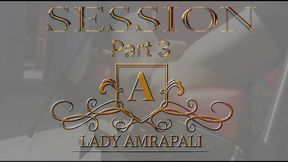 SESSION PART 3 Total lenghts 6:25 minutes CBT Nylonfeet Feet Nylontoe Nylon Ballbusting Anal Dildo  Slave Bdsm LADYAMRAPALI Herrin Mistress Domina
