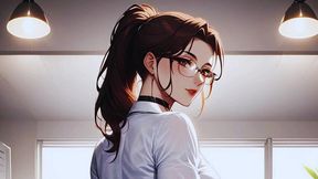 very hot and effeminate femboy with glasses opens his ass for everyone to fuck and leave it all open and dripping cum!