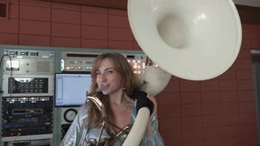 Stella Tries Out the Sousaphone (MP4 - 1080p)