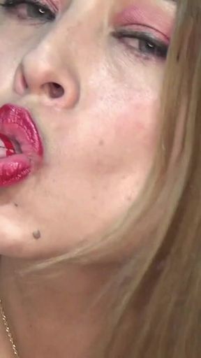 Deep-throating Two Giant Canes