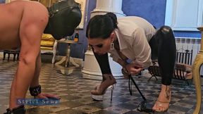 Miss Alessa Milano Whipping on Your Knees Part 2