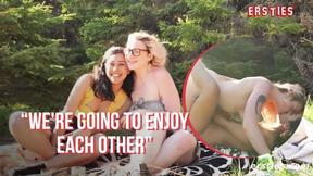 ”Ersties - Hanna & Jin Take Things Outdoors For a Sexy Lesbian Sex Session”