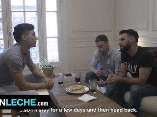 Excited Chap Jonas Matt Takes Rodrigo El Santos Giant Latin Dong During the time that His BF Is Watching - Latin Leche