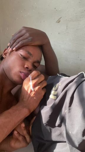 Went to Visit My Straight Friend and He Has a Visitor Also and He Asked Me to Buy Him Smoke Which I Did and Check Out