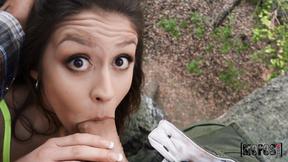 ”Catalina Sucking Prick On The Tree & Hiding From BF”