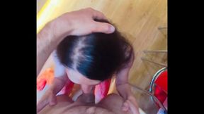 Intimate moments with amateur casting at home