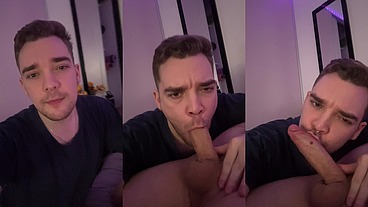 Sucking my Boyfriend's Cock and Teasing You