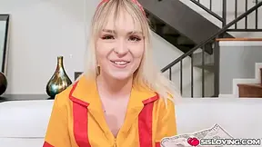 Lilly Hall - Stepsister Riding Stepbrothers Thick Prick