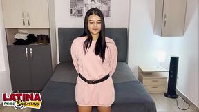 Veronica &ndash_ Shy Colombian Latina Takes It All on Her First Casting
