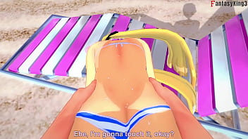 Beach babe Marie Rose gets fucked in her bikini POV