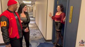 Jealous girlfriend JessB gets fucked by a woman