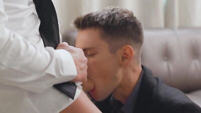 Junior Associate Secretly Bangs Boss in Office After Hours - The Office Gay Parody 2