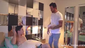 Step–Dad Seduces and Satisfies Young 18+ StepSon in Intense Hardcore Session