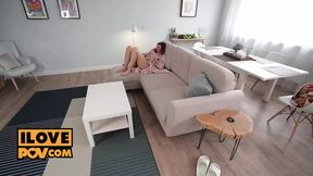 Wild ass&#x1F351; babe Julie Jess gets her tight pink snatch pounded rough