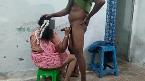 My College Professor Invited Me to His House One Day and I Had Sex with Her While She Was Picking Vegetables