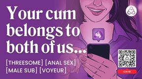 ASMR Audio Porn: Bisexual FFM Threesome in an Open Relationship � Anal Sex, & Oral � Erotic Audio Story