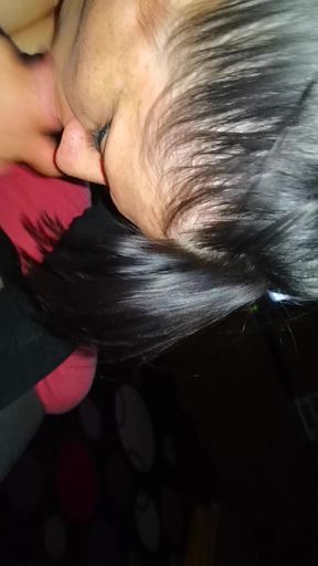 Sucking My Cock Outside