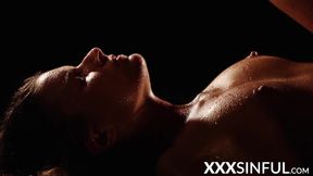 Sensual beauty enjoys romantic darkness with BBC