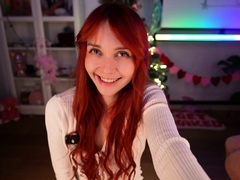 Sexy redhead teen ass spanking