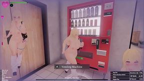 Secret Flasher Manaka - Home to Clothing Store Streak