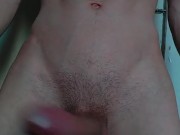 I caressed my nipples and dick. Big dick close up. I jerk off in your mouth