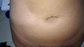 The stepson asks his stepmother for help so he can cum