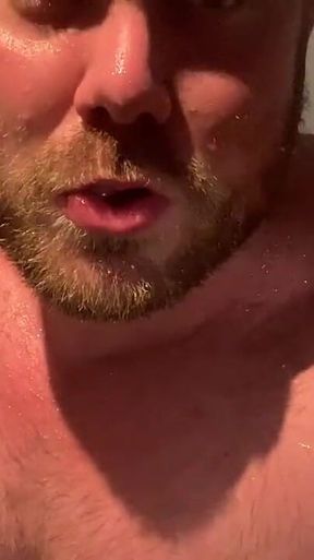 Jack Stacked Solo Masturbation in the Gym Shower