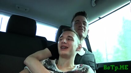 Awesome blowjob and car sex