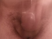 Express masturbation with finished. Big dick