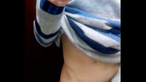 Jerking Off on the Bathroom in New Year / Masturbandome en el ba&ntilde_o en A&ntilde_o Nuevo