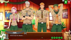 Russian-Voiced Gay Hentai Adventure: Friends Forest Encounter Escalates