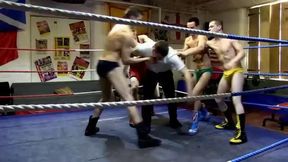 Luke Desmond Shows Off In The Ring