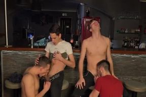 masturbate off Soiree #131 Part 1 – Hugo Antonin, Michal Renok, Patrik Nalup & Tonda Zbranek