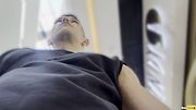 Colombian Muscle flex routine by a sexy jock JhonBianco