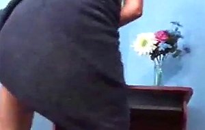Brittany`s busty towel dance