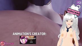 Teen Titans penetrate Raven&#8242;s rear in HentaiVR anime - Jazziuu