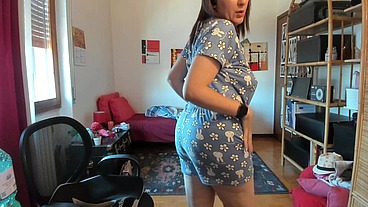 The Unforgettable Adventures of Nicoletta: Embracing Life’s Little Joys in Her Favorite Blue Pajama Shorts