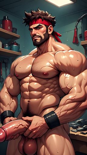 Ryu Street Fighter Big Dick (ai)