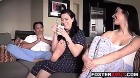 Stepdaughter d. stepmother to screw stepdaddy