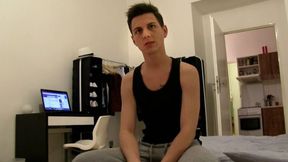 Debt Dandy - Blindfolded Twink Fucked Hard and Facialized