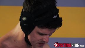 Wrestling stud Shane Cock dominates hunk Devin Franco in this hot scene